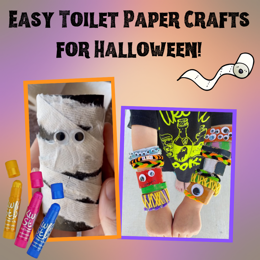Creative Toilet Paper Halloween Crafts for Kids