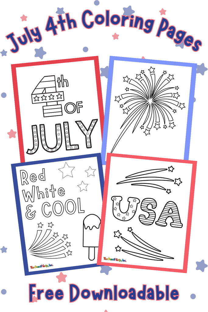 Free Downloadable Fourth of July Coloring Pages