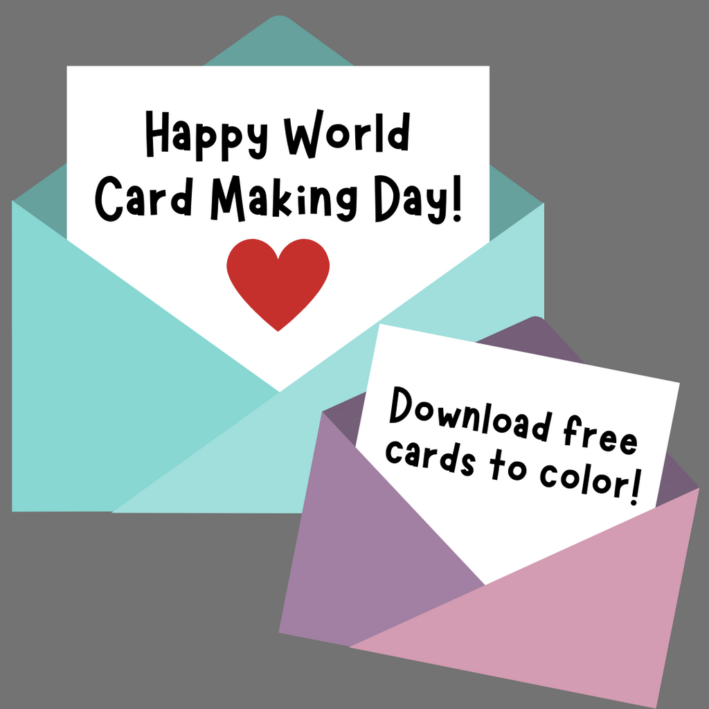 Happy World Card Making Day! Celebrate with free downloadable custom cards!