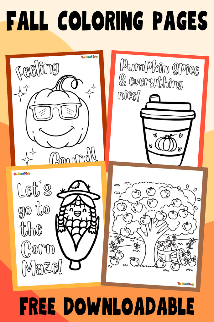 Free Downloadable Fall Coloring Pages!