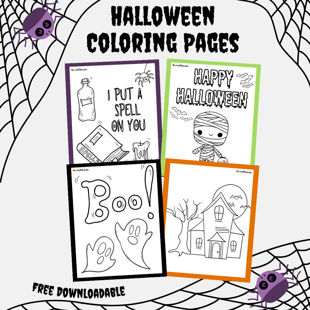 Get in the Halloween Spirit with Free Downloadable Coloring Pages!