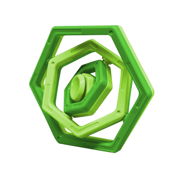hexle fidget toy in green