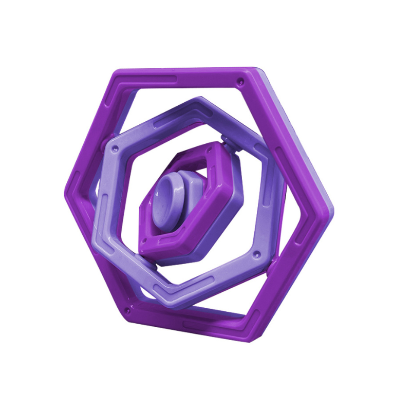 hexle fidget toy in purple