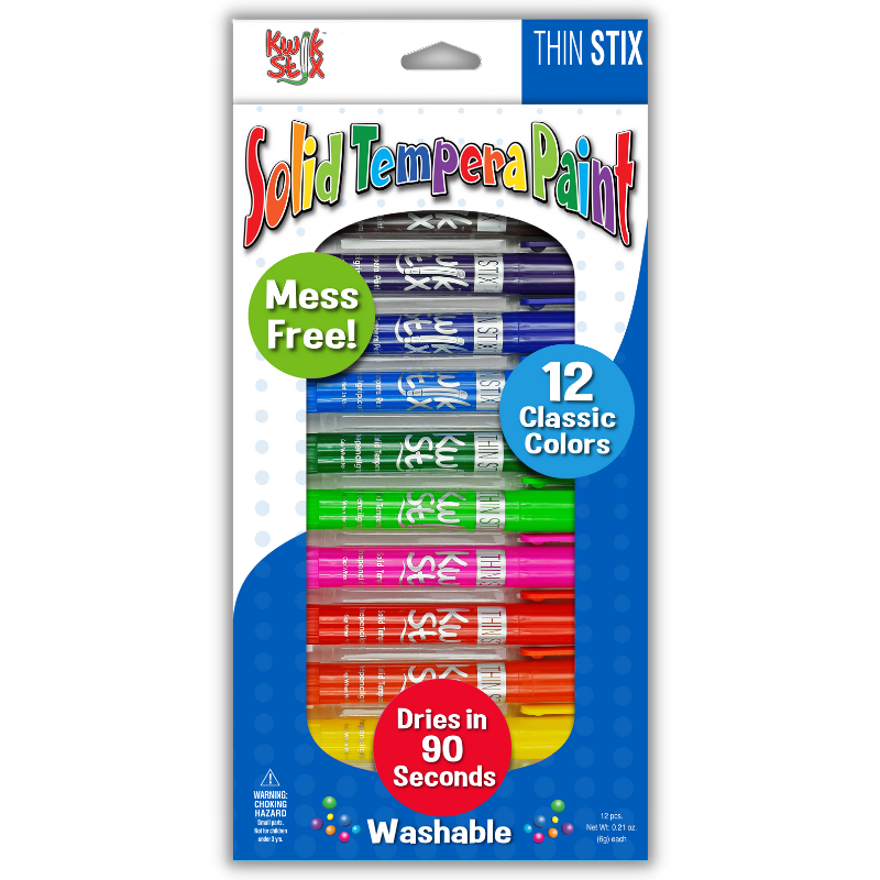 Kwik Stix Solid Tempera Paint Sticks 10/Pkg-Jewel Tone TPG678