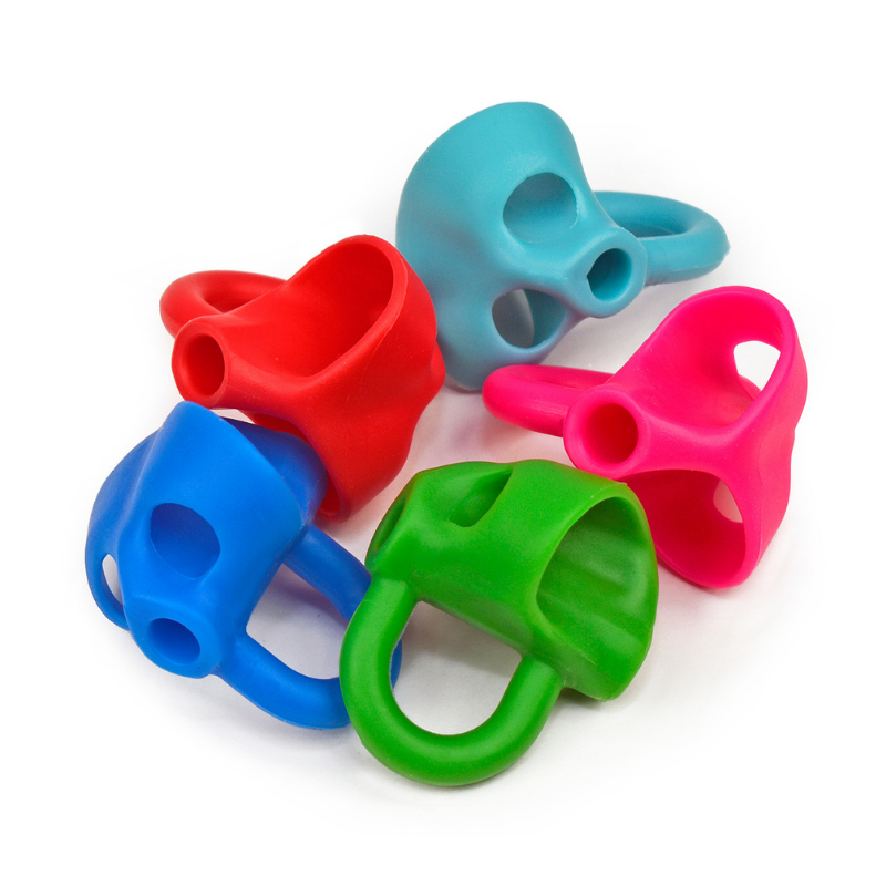 assorted colors of ring grip