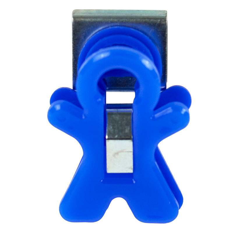 blue magnet man magnetic clip