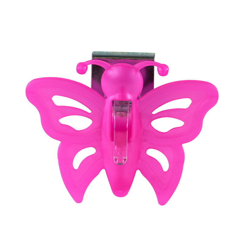 pink butterfly shaped magnet 