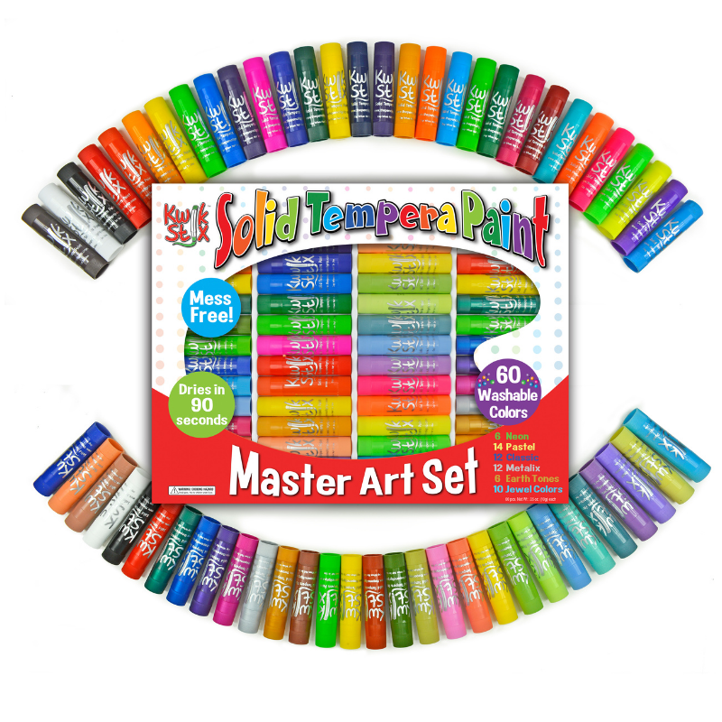 The Pencil Grip™ Kwik Stix™ 6 Metallic Color Jumbo Solid Tempera Paint  Stick Set