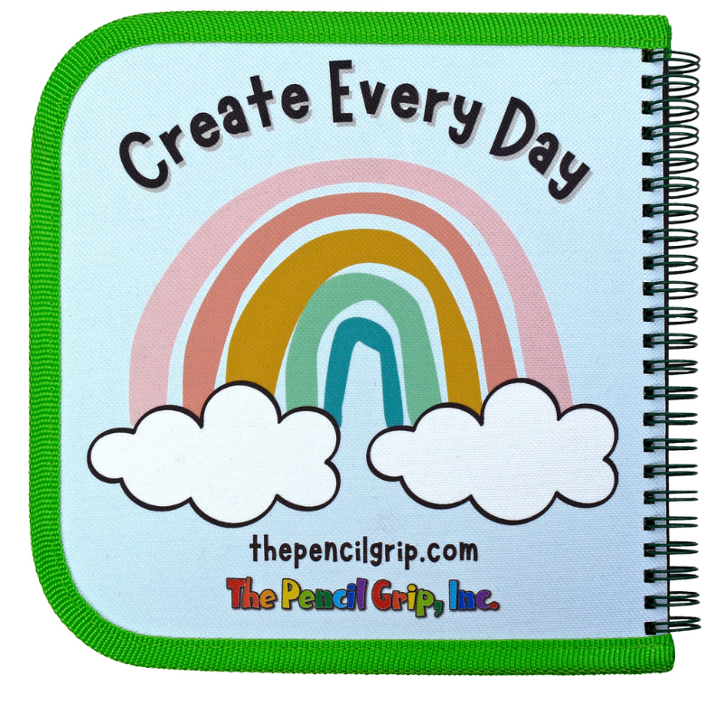 travel daily doodler reusable activity book back cover